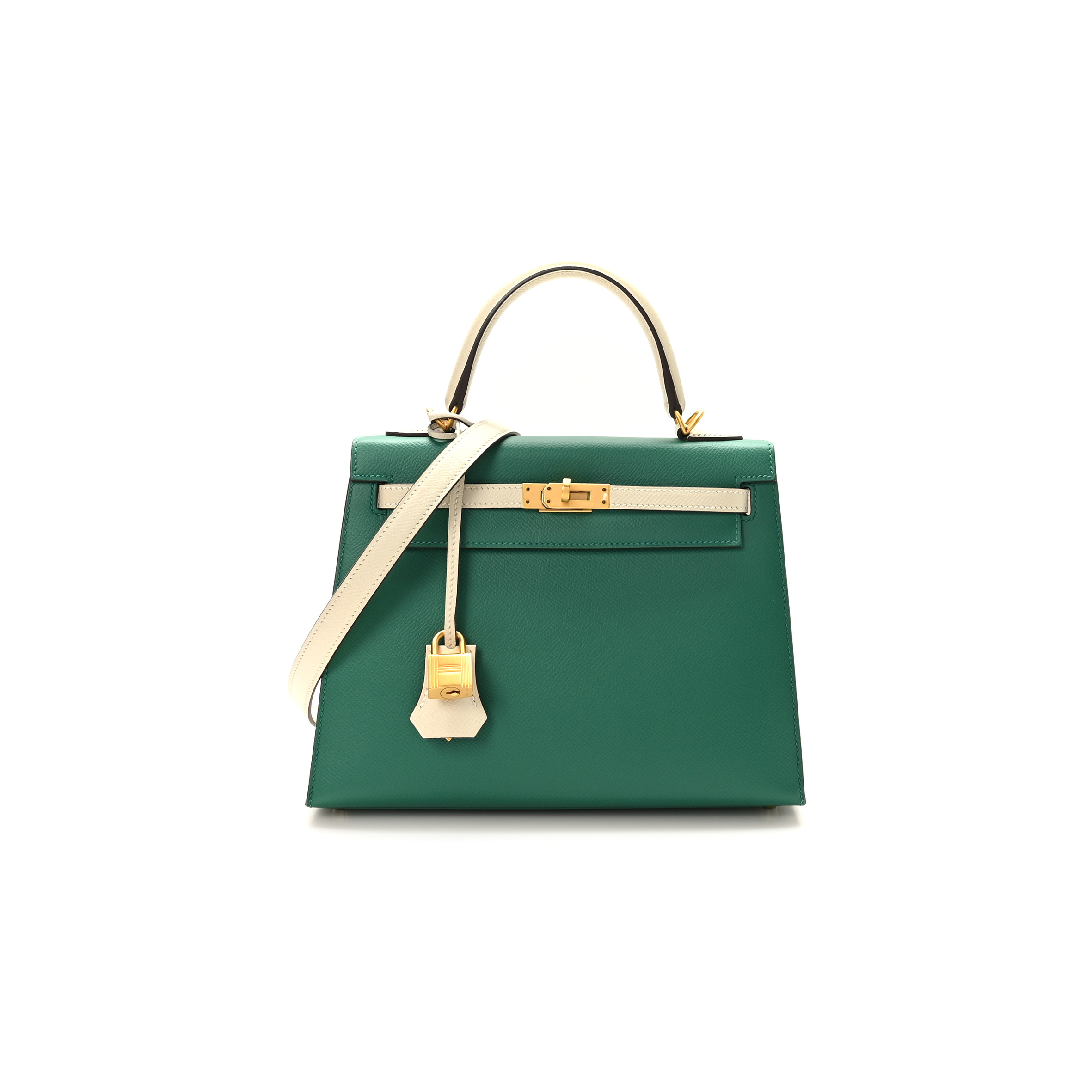 HERMÈS MASTER EPSOM KELLY 28 VE RT VERTIGO CR STARVING (28*22*10cm) 